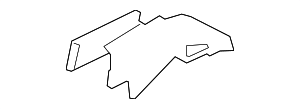 LJ6Z7861749AA - Body: Seat Track Cover for Ford Image