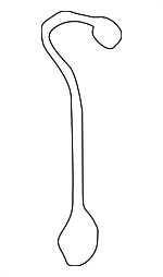 9483546 - Body: Hinge Spring for Volvo Image