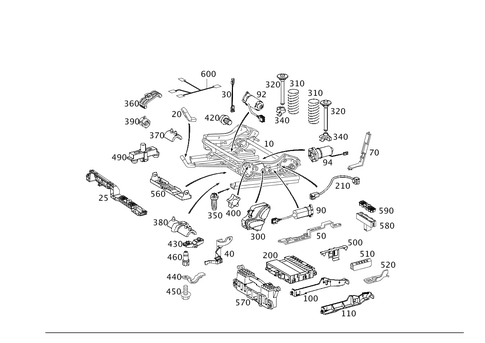 Seat Adjuster for 2002 Mercedes-Benz C240 #0