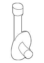 65454AA020 - Body: Drain Hose for Subaru: B9 Tribeca, Impreza, Legacy, Outback, Tribeca Image