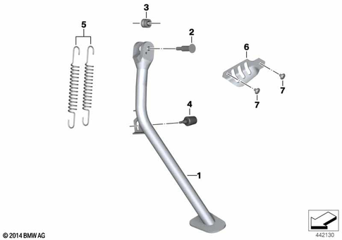 Side Stand for 2006 BMW-Motorrad R 1200 GS #1
