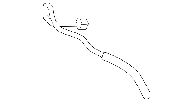 153ページ 2014-2019 Ford Fiesta Overflow Hose C1BZ-8B081-J