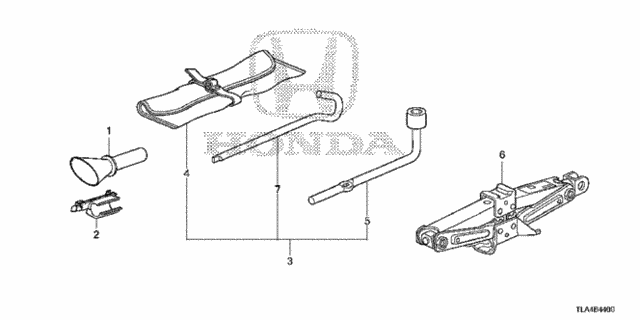 Tools - Jack for 2019 Honda CR-V #0