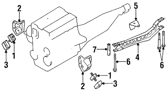 NA0139040A - Engine: Mount for Mazda Image
