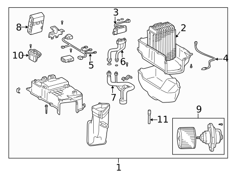 Evaporator Components for 2005 Toyota Land Cruiser #0