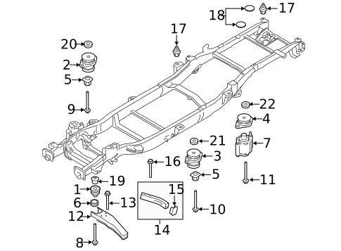Frame & Components for 2015 Ford F-150 #1