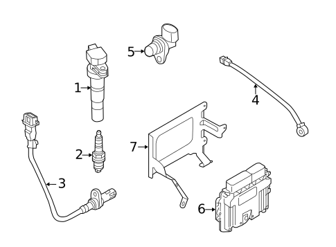 Ignition System for 2024 Kia Seltos #0