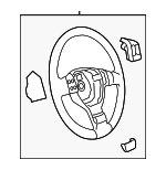 5C0419091ME74 - Steering: Steering Wheel for Volkswagen Image