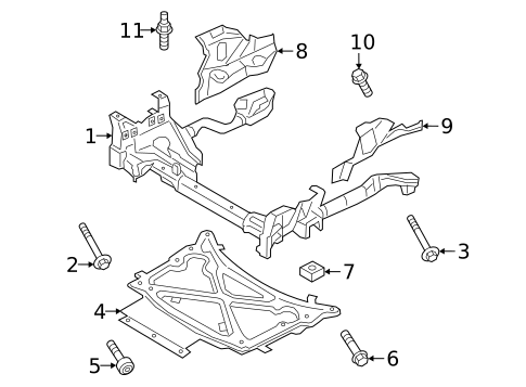 Engine Mounting for 2019 Porsche Cayenne #0