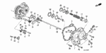 21244PF4010 - Transmission - Automatic: SPRING, LOW ACCUMULATOR ONE-WAY BALL for Honda Image