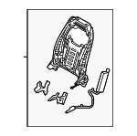 88310R5000 - Body: Seat Back Frame for Kia Image