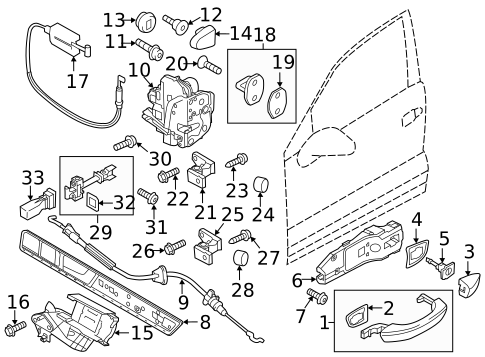 Front Door for 2017 Volkswagen Touareg #2