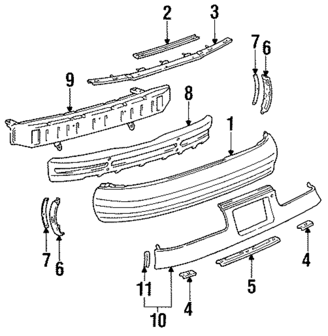 5215820070 - : Bumper Cover Support for Toyota Image