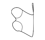 K55242435 - Body: Fuel Door Retainer for Kia: Sedona Image