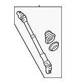 34170CA011 - : Intermediate Shaft for Subaru: BRZ Image