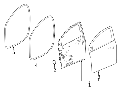 Door & Components for 2016 Chevrolet Sonic #0