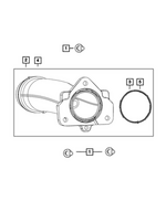 68497375AA - Cooling: Coolant Tube Gasket for Mopar Image