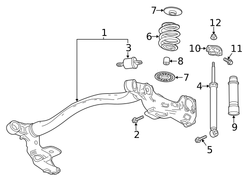 Rear Suspension for 2022 Buick Encore #1