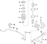 22706290 - Suspension: Stabilizer Bar for Pontiac: G6 Image