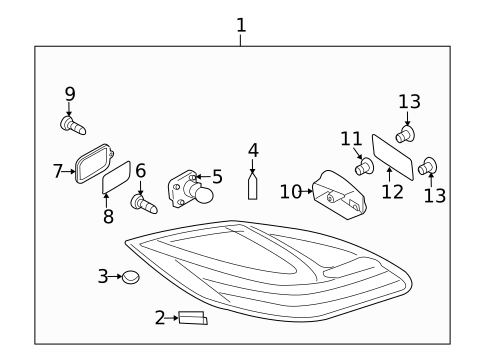 Tail Lamps for 2012 Porsche Panamera #0