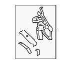 AA1Z14B351D - Body: Actuator Assembly for Ford: Edge | Lincoln: MKX Image