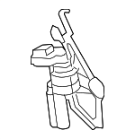 7A1Z78404C77A - Body: Actuator Assembly Bracket for Ford: Edge | Lincoln: MKX Image