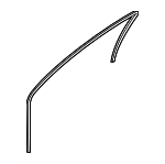 MR627174 - Body: Weather-strip On Body for Mitsubishi Image