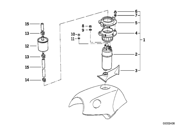 16121464696 - : Fuel Pump for BMW-Motorrad Image