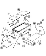 6509826AA - Body Sheet Metal Except Doors: Tapping Screw And Washer for Mopar Image image