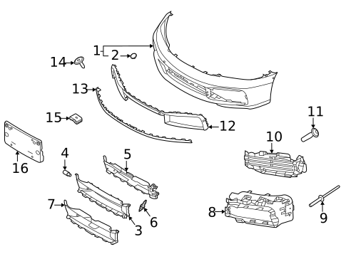 Bumper & Components - Front for 2020 Porsche 911 #1