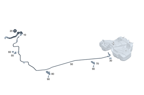 Fuel Lines for 2025 Mercedes-Benz AMG GT 55 #0