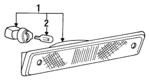 DAC11108 - Electrical: Marker Lamp for Jaguar Image