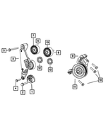 4627052AA - Cooling: Tensioner Support Bracket for Mopar Image
