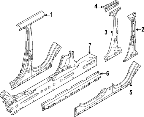 Center Pillar & Rocker for 2023 Land Rover Range Rover Sport #0
