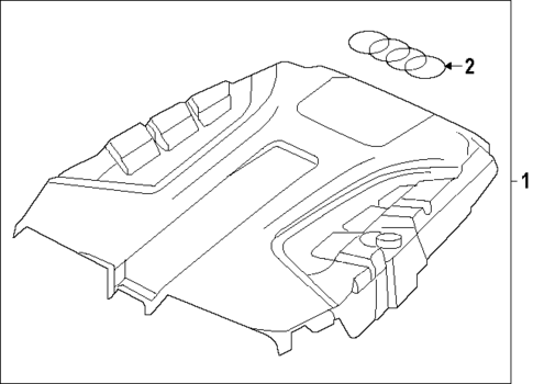 Engine Appearance Cover for 2025 Audi Q7 #0
