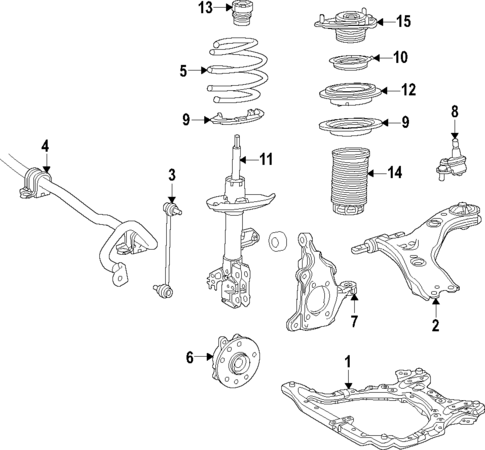 Front Suspension for 2025 Toyota Crown Signia #0