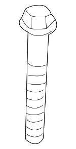90037808801 - Body: Reinforce Bar Bolt for Porsche: 911, Boxster, Cayman Image