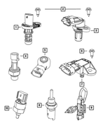 68070490AC - Electrical: Crankshaft Position Sensor for Mopar Image