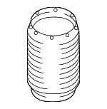 54625J5000 - Suspension: Dust Cover for Kia: Stinger Image