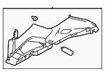 94015FL01AME - : Upper Quarter Trim for Subaru: Impreza Image