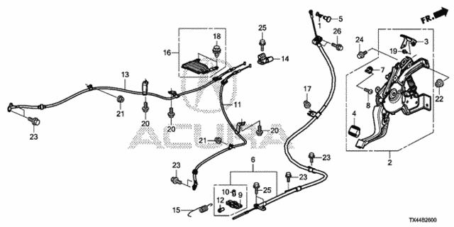 Parking Brake for 2017 Acura RDX #0