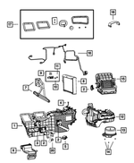 68048902AC - Air Conditioners and Heaters: A/c And Heater Actuator for Dodge: Ram 1500, Ram 2500, Ram 3500 | Ram: 1500, 2500, 3500 Image