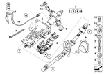 32306770718 - Steering: Steering Column,Electr.Adjust. Interlock for BMW Image