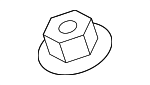 11546377 - Wiper &amp; Washer: Wiper Arm Nut for GM Image