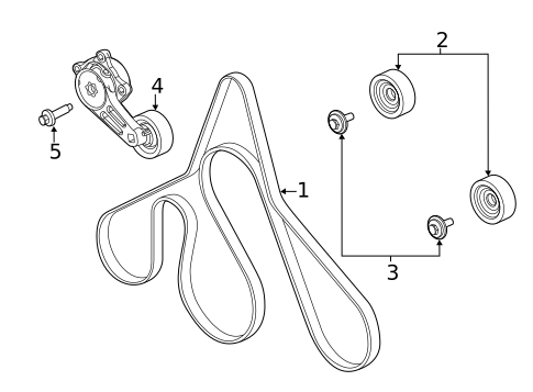 Accessory Drive Belt System Components for 2010 Ford F-150 #0
