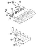 5086931AA - 5.9L Turbo Diesel; Engine: Heat Shield for Mopar Image