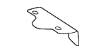 2066166100 - Body: Center Bracket for Mercedes-Benz: C 300, C 43 AMG&amp;reg;, C 63 AMG&amp;reg; S E Performance, CLE 300, CLE 450, CLE 53 AMG&amp;reg;, E 350, E 450, E 53 AMG&amp;reg; Image image