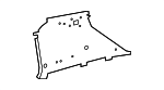 617310R051 - Body: Inner Quarter Reinforced for Toyota Image