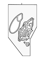 6L121012M - Cooling System: Water Pump for Audi: A3, A3 Quattro, A4, A4 allroad, A4 Quattro, A5 Sportback, A6 Quattro, Q3, Q5, Q5 PHEV, Q5 Sportback, Q7, S3 Image