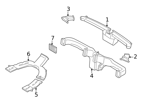 Blower Motor & Fan for 2005 Mercury Mariner #1